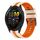 Per cinturino sportivo in silicone bicolore Garmin Forerunner 265 da 22 mm (Starlight + arancione) Per cinturino sportivo in silicone bicolore Garmin Forerunner 265 da 22 mm (Starlight + arancione)