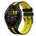 Per Garmin Forerunner 265 Music 22mm cinturino sportivo in silicone bicolore (nero + giallo) Per Garmin Forerunner 265 Music 22mm cinturino sportivo in silicone bicolore (nero + giallo)