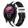 Per Garmin Forerunner 255 Music 22mm cinturino sportivo in silicone bicolore (bianco + nero)
