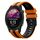 Per Garmin Forerunner 255 Music 22mm cinturino sportivo in silicone bicolore (arancione + nero) Per Garmin Forerunner 255 Music 22mm cinturino sportivo in silicone bicolore (arancione + nero)