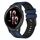 Per cinturino in silicone sportivo bicolore Garmin Venu 2 da 22 mm (blu + nero) Per cinturino in silicone sportivo bicolore Garmin Venu 2 da 22 mm (blu + nero)