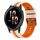 Per cinturino sportivo in silicone bicolore Garmin Venu 2 da 22 mm (Starlight + arancione) Per cinturino sportivo in silicone bicolore Garmin Venu 2 da 22 mm (Starlight + arancione)