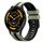 Per Garmin Venu 3 22mm cinturino sportivo in silicone bicolore (verde chiaro+nero)