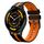 Per cinturino sportivo in silicone bicolore Garmin Venu 3 da 22 mm (nero + arancione)