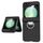 Per Samsung Galaxy Z Flip6 5G TPU+PC Custodia per telefono pieghevole con albero centrale e anello (nero) Per Samsung Galaxy Z Flip6 5G TPU+PC Custodia per telefono pieghevole con albero centrale e anello (nero)