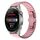 Per Huawei Watch3 Pro Nuovo cinturino in lega con fibbia a farfalla con vernice One Bead da 22 mm (rosa) Per Huawei Watch3 Pro Nuovo cinturino in lega con fibbia a farfalla con vernice One Bead da 22 mm (rosa)