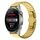Per Huawei Watch 3 Pro Nuovo cinturino in lega con fibbia a farfalla da 22 mm con vernice a perline (oro) Per Huawei Watch 3 Pro Nuovo cinturino in lega con fibbia a farfalla da 22 mm con vernice a perline (oro)