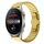 Per Huawei Watch3 Pro 22mm cinturino in lega con fibbia a farfalla con vernice a perline (oro) Per Huawei Watch3 Pro 22mm cinturino in lega con fibbia a farfalla con vernice a perline (oro)