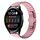 Per Huawei Watch3 22mm One Bead Paint Butterfly Buckle Cinturino in lega (rosa) Per Huawei Watch3 22mm One Bead Paint Butterfly Buckle Cinturino in lega (rosa)
