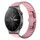 Per Huawei Watch GT2 Pro 22 mm cinturino in lega con fibbia a farfalla con vernice a perline (rosa)