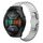 Per Huawei Watch GT 2e 22mm Cinturino in lega con fibbia a farfalla con vernice a perline (Argento) Per Huawei Watch GT 2e 22mm Cinturino in lega con fibbia a farfalla con vernice a perline (Argento)