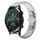 Per Huawei Watch GT2 46mm 22mm Cinturino in lega con fibbia a farfalla con vernice a perline (Argento) Per Huawei Watch GT2 46mm 22mm Cinturino in lega con fibbia a farfalla con vernice a perline (Argento)