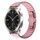 Per Xiaomi Watch S3 22mm cinturino in lega con fibbia a farfalla con vernice a perline (rosa) Per Xiaomi Watch S3 22mm cinturino in lega con fibbia a farfalla con vernice a perline (rosa)