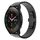 Per Xiaomi Watch S1 Pro 22mm cinturino in lega con fibbia a farfalla con vernice a perline (nero)