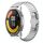 Per Xiaomi Watch Color2 22mm cinturino in lega con fibbia a farfalla con vernice a perline (argento) Per Xiaomi Watch Color2 22mm cinturino in lega con fibbia a farfalla con vernice a perline (argento)