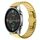 Per Xiaomi Watch Color 22mm Cinturino in lega con fibbia a farfalla con vernice a perline (oro)