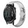Per Honor Magic Watch2 46mm 22mm Cinturino per orologio in lega con fibbia a farfalla con vernice a perla (Argento) Per Honor Magic Watch2 46mm 22mm Cinturino per orologio in lega con fibbia a farfalla con vernice a perla (Argento)