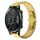 Per Honor Magic Watch2 46mm 22mm Cinturino per orologio in lega con fibbia a farfalla con vernice a perline (oro)