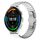Per Garmin Venu 3 22mm One Bead Paint Butterfly Buckle Cinturino in lega (Argento) Per Garmin Venu 3 22mm One Bead Paint Butterfly Buckle Cinturino in lega (Argento)