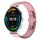 Per Garmin Venu 3 22mm One Bead Paint Butterfly Buckle Cinturino in lega (rosa) Per Garmin Venu 3 22mm One Bead Paint Butterfly Buckle Cinturino in lega (rosa)