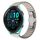 Per Garmin Forerunner 265 Music 22mm One Bead Paint Butterfly Buckle Cinturino in lega (colore titanio) Per Garmin Forerunner 265 Music 22mm One Bead Paint Butterfly Buckle Cinturino in lega (colore titanio)