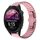 Per Garmin Forerunner 255 Music 22mm One Bead Paint Butterfly Buckle Alloy Watch Band (Rosa) Per Garmin Forerunner 255 Music 22mm One Bead Paint Butterfly Buckle Alloy Watch Band (Rosa)