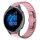 Per Garmin Venu 2 22mm One Bead Paint Butterfly Buckle Cinturino in lega (rosa) Per Garmin Venu 2 22mm One Bead Paint Butterfly Buckle Cinturino in lega (rosa)