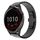 Per Garmin Vivoactive 4 22mm One Bead Paint Butterfly Buckle Alloy Watch Band (Nero) Per Garmin Vivoactive 4 22mm One Bead Paint Butterfly Buckle Alloy Watch Band (Nero)