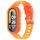 Per Xiaomi Smart Band 9/9 NFC Glacier Cinturino per orologio in TPU integrato con fibbia in metallo (arancione trasparente) Per Xiaomi Smart Band 9/9 NFC Glacier Cinturino per orologio in TPU integrato con fibbia in metallo (arancione trasparente)