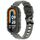 Per Xiaomi Smart Band 9/9 NFC Glacier Metal Buckle Integrated TPU Watch Band (Nero Trasparente) Per Xiaomi Smart Band 9/9 NFC Glacier Metal Buckle Integrated TPU Watch Band (Nero Trasparente)