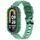 Per Xiaomi Smart Band 9/9 NFC Glacier Metal Buckle Integrated TPU Watch Band (verde trasparente) Per Xiaomi Smart Band 9/9 NFC Glacier Metal Buckle Integrated TPU Watch Band (verde trasparente)