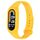 Per Xiaomi Smart Band 9/9 NFC cinturino in silicone integrato in tinta unita (giallo) Per Xiaomi Smart Band 9/9 NFC cinturino in silicone integrato in tinta unita (giallo)