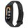 Per Xiaomi Smart Band 9/9 NFC cinturino in silicone integrato in tinta unita (nero) Per Xiaomi Smart Band 9/9 NFC cinturino in silicone integrato in tinta unita (nero)