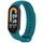Per Xiaomi Smart Band 9/9 NFC connettore metallico cinturino in silicone tinta unita (verde scuro) Per Xiaomi Smart Band 9/9 NFC connettore metallico cinturino in silicone tinta unita (verde scuro)