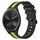 Per cinturino in silicone bicolore verticale da 20 mm Garmin Vivomove Sport (nero + verde lime) Per cinturino in silicone bicolore verticale da 20 mm Garmin Vivomove Sport (nero + verde lime)