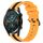 Per Huawei Watch GT2 42mm 20mm Cinturino in silicone bicolore verticale (giallo + nero) Per Huawei Watch GT2 42mm 20mm Cinturino in silicone bicolore verticale (giallo + nero)