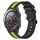 Per Huawei Watch 2 Cinturino in silicone bicolore verticale da 20 mm (nero + verde lime) Per Huawei Watch 2 Cinturino in silicone bicolore verticale da 20 mm (nero + verde lime)