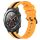 Per Huawei Watch 2 Cinturino in silicone bicolore verticale da 20 mm (giallo + nero) Per Huawei Watch 2 Cinturino in silicone bicolore verticale da 20 mm (giallo + nero)