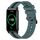 For Honor Watch ES 20mm Cinturino in silicone bicolore verticale (verde + nero) For Honor Watch ES 20mm Cinturino in silicone bicolore verticale (verde + nero)