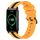 For Honor Watch ES 20mm Cinturino in silicone bicolore verticale (giallo + nero) For Honor Watch ES 20mm Cinturino in silicone bicolore verticale (giallo + nero)
