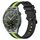 Per Huawei Watch GT 3 SE Cinturino in silicone bicolore verticale da 22 mm (nero + verde lime) Per Huawei Watch GT 3 SE Cinturino in silicone bicolore verticale da 22 mm (nero + verde lime)