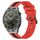 Per Huawei Watch GT 3 SE Cinturino in silicone bicolore verticale da 22 mm (rosso + nero) Per Huawei Watch GT 3 SE Cinturino in silicone bicolore verticale da 22 mm (rosso + nero)