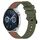 Per Huawei Watch GT3 46mm 22mm Cinturino in silicone bicolore verticale (verde militare + rosso) Per Huawei Watch GT3 46mm 22mm Cinturino in silicone bicolore verticale (verde militare + rosso)