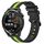 Per Huawei Watch GT Runner 22mm Cinturino in silicone bicolore verticale (nero + verde lime) Per Huawei Watch GT Runner 22mm Cinturino in silicone bicolore verticale (nero + verde lime)