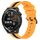 Per Huawei Watch GT Runner 22mm Cinturino in silicone bicolore verticale (giallo + nero) Per Huawei Watch GT Runner 22mm Cinturino in silicone bicolore verticale (giallo + nero)
