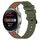 Per Huawei Watch 3 Pro Nuovo cinturino in silicone bicolore verticale da 22 mm (verde militare + rosso) Per Huawei Watch 3 Pro Nuovo cinturino in silicone bicolore verticale da 22 mm (verde militare + rosso)