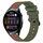 Per Huawei Watch 3 Cinturino in silicone bicolore verticale da 22 mm (verde militare + rosso) Per Huawei Watch 3 Cinturino in silicone bicolore verticale da 22 mm (verde militare + rosso)