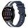 Per Huawei Watch 3 Cinturino in silicone bicolore verticale da 22 mm (blu + bianco) Per Huawei Watch 3 Cinturino in silicone bicolore verticale da 22 mm (blu + bianco)