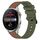 Per Huawei Watch 3 Pro Cinturino in silicone bicolore verticale da 22 mm (verde militare + rosso) Per Huawei Watch 3 Pro Cinturino in silicone bicolore verticale da 22 mm (verde militare + rosso)