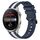 Per Huawei Watch 3 Pro Cinturino in silicone bicolore verticale da 22 mm (blu + bianco) Per Huawei Watch 3 Pro Cinturino in silicone bicolore verticale da 22 mm (blu + bianco)